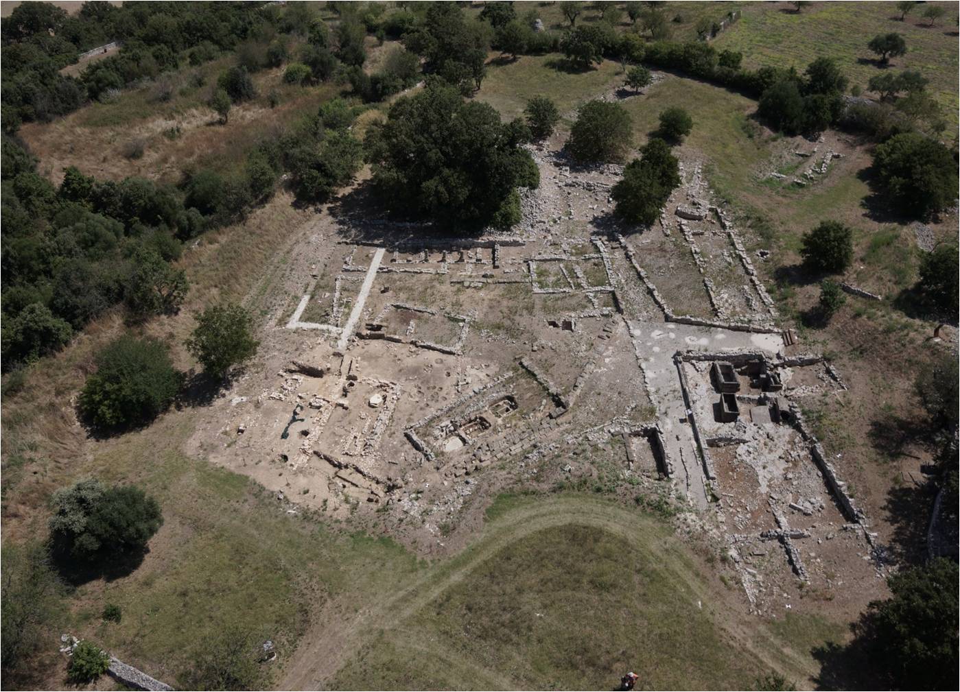 L'acropoli dell'abitato di Monte Sannace